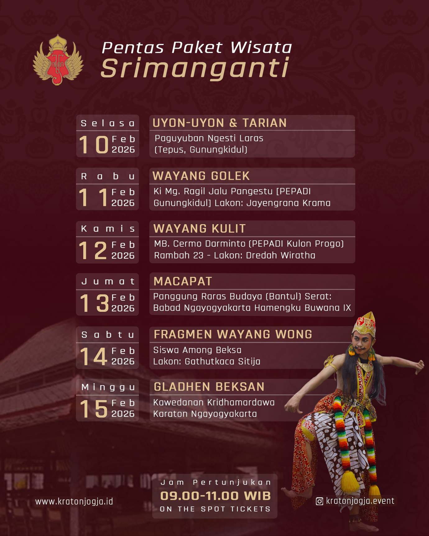 Wayang Golek oleh Ki Mg Ragil Jalu Pangestu (PEPADI Gunungkidul) lakon "Jayengrana Krama"