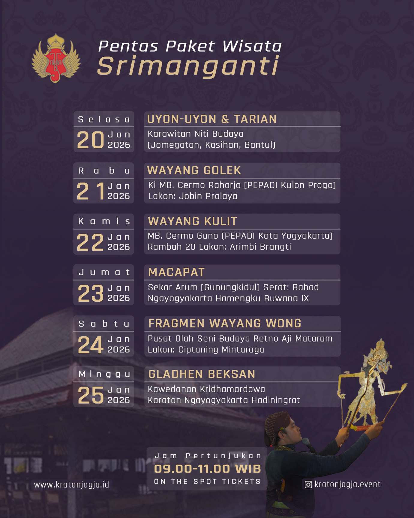 Wayang Kulit oleh MB Cermo Guno (PEPADI Kota Yogyakarta) lakon Rambah 20 - Arimbi Brangti