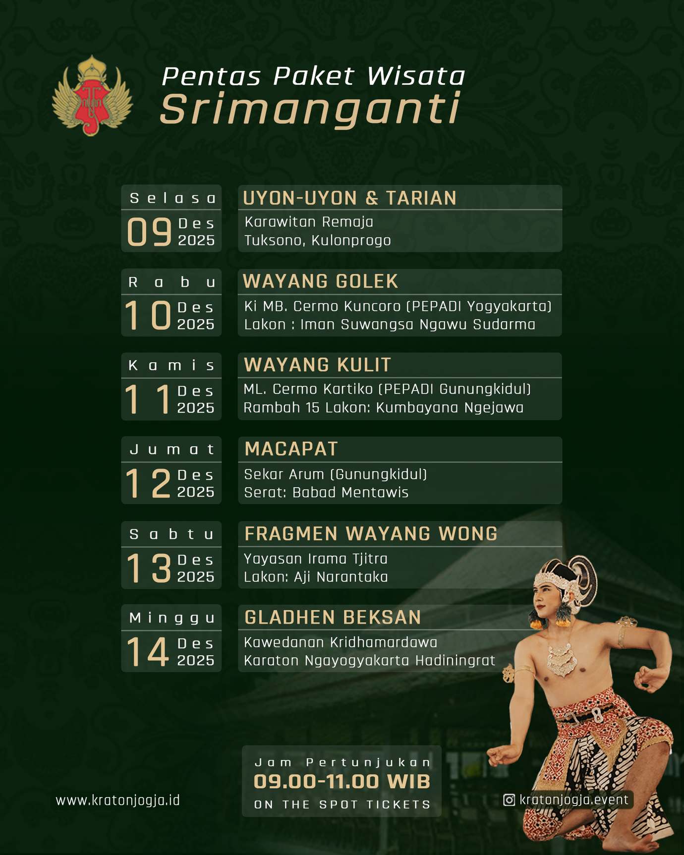 Uyon-Uyon & Tarian oleh Karawitan Remaja Tuksono, Kulon Progo