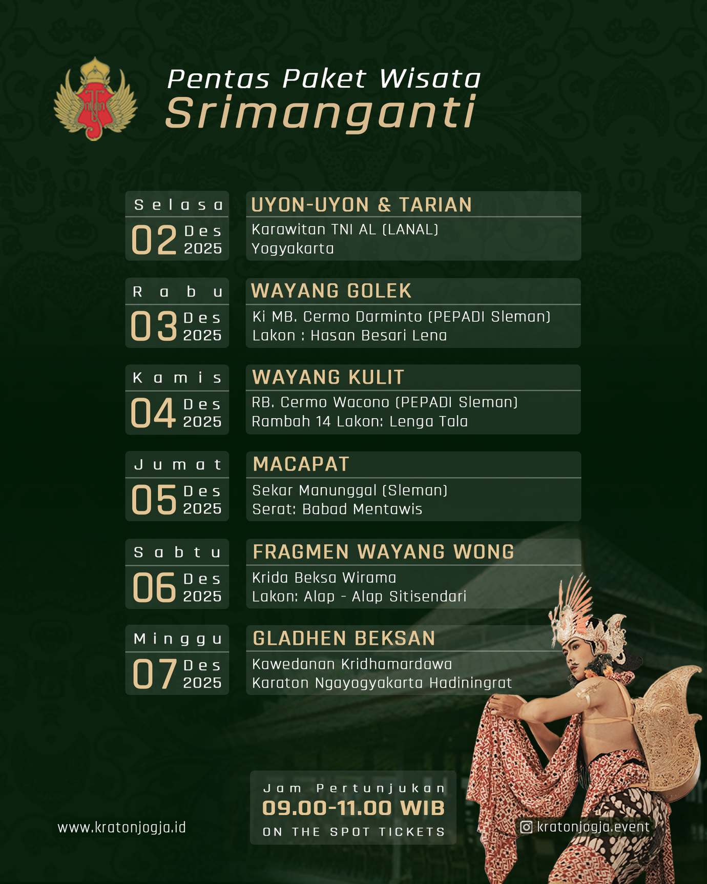 Wayang Golek oleh Ki MB. Cermo Darminto (PEPADI Sleman) lakon "Hasan Besari Lena"